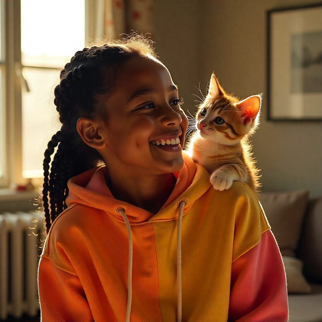 Juan y su gato Mishi