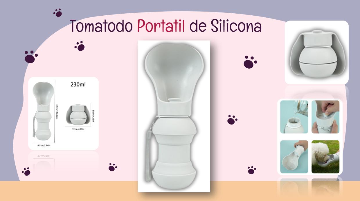 TOMATODO PORTATIL DE SILICONA